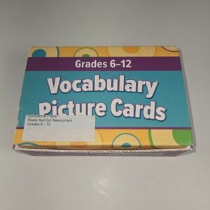 Vocabulary Picture ‎ Cards Grades 6-12 Ready Newcomers Educational